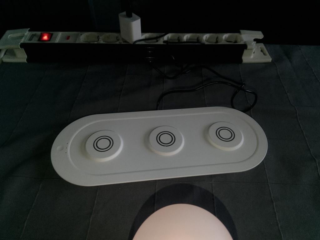 Ikea 4-delige LED-decoratie set, met oplaadplank