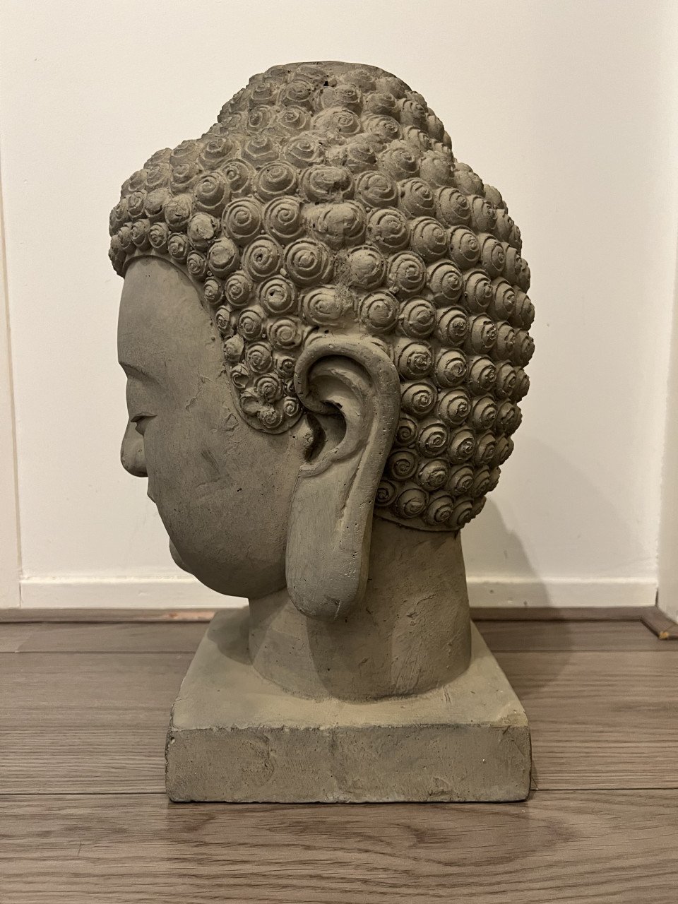 Boeddha kop van steen 40 cm