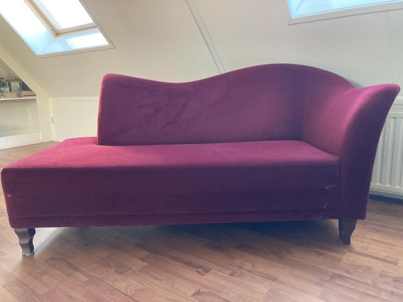Fluwelen sofa