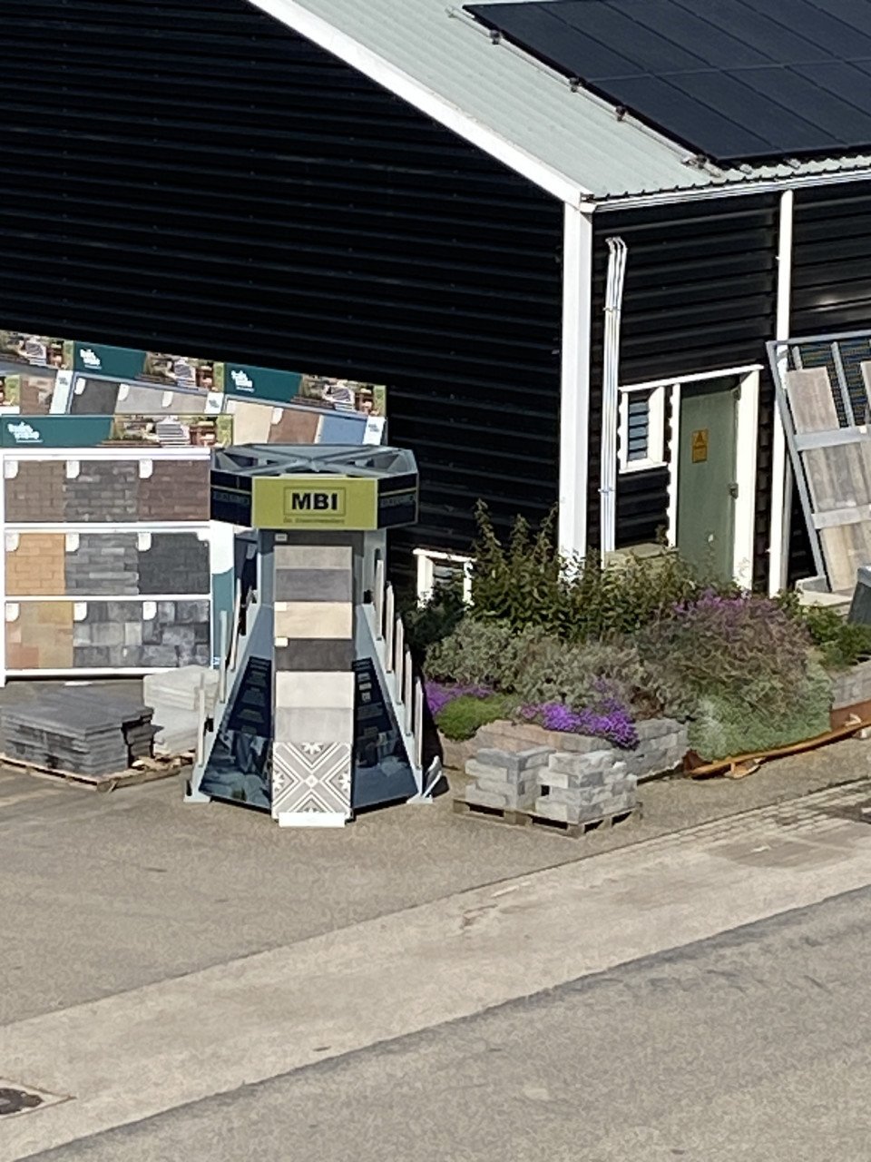 Tuin terras oprit bestrating