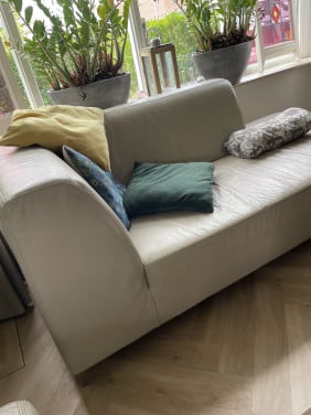 Lederen bankstel (hoek)