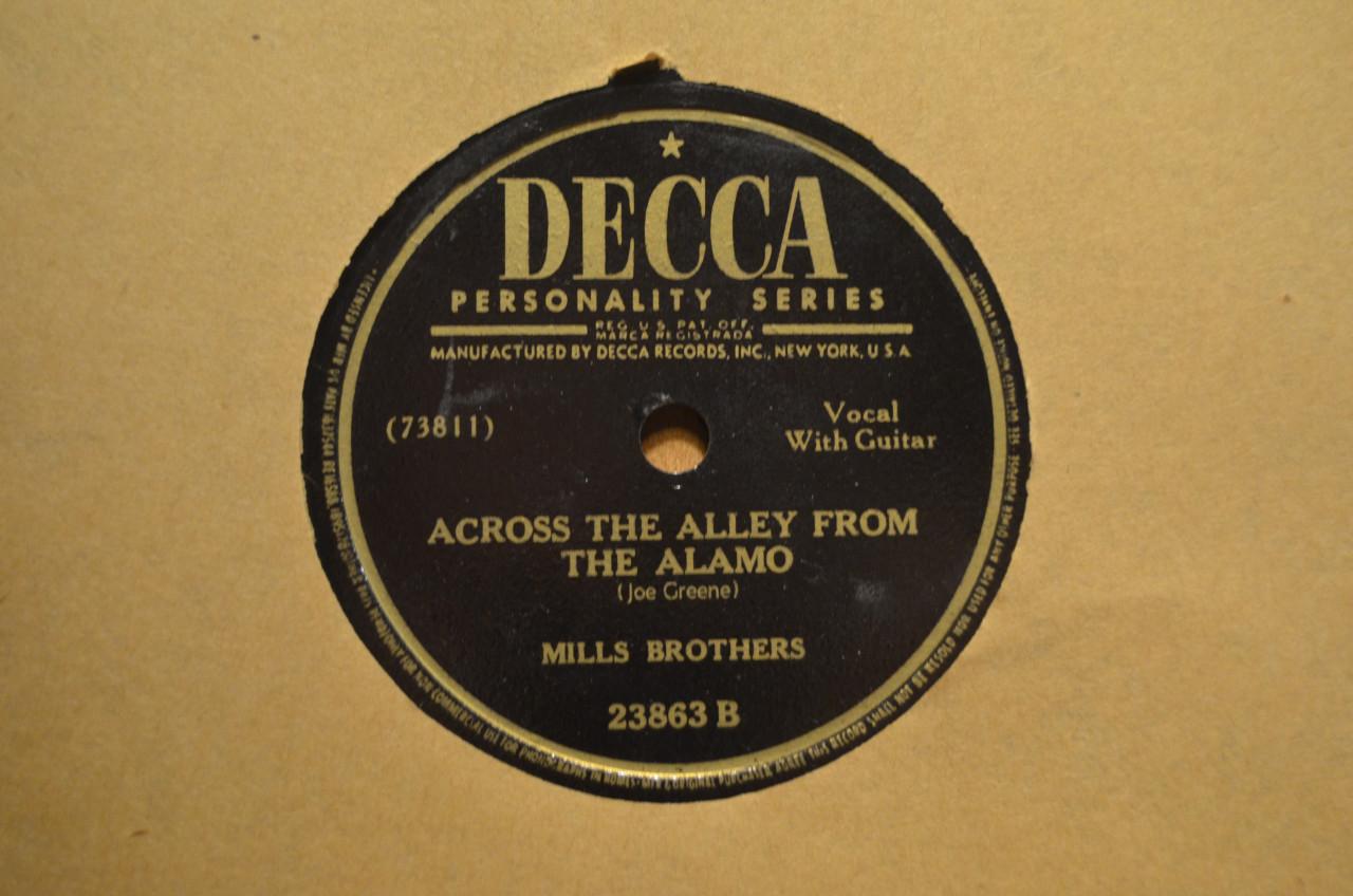 78 rpm Mills Brothers jaren '40 en '50 héél veel stuks. (3)