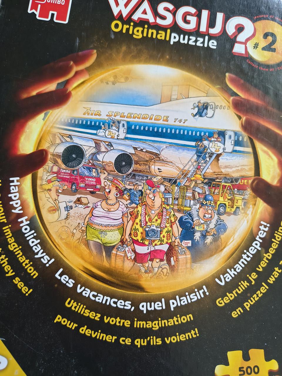 Mooie Wasgij puzzel Vakantiepret! 500 stukjes legpuzzel.