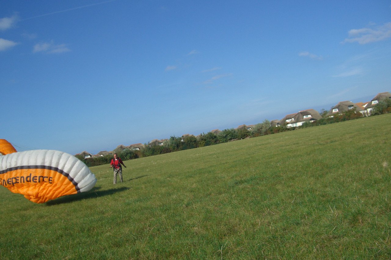 Paragliding scherm