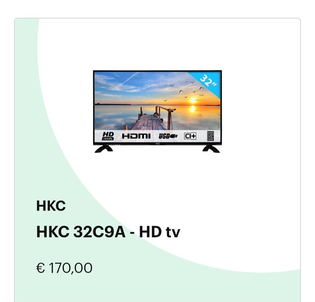 Super fijne HKC tv
