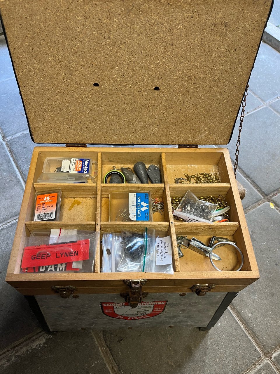 Complete vis uitrusting