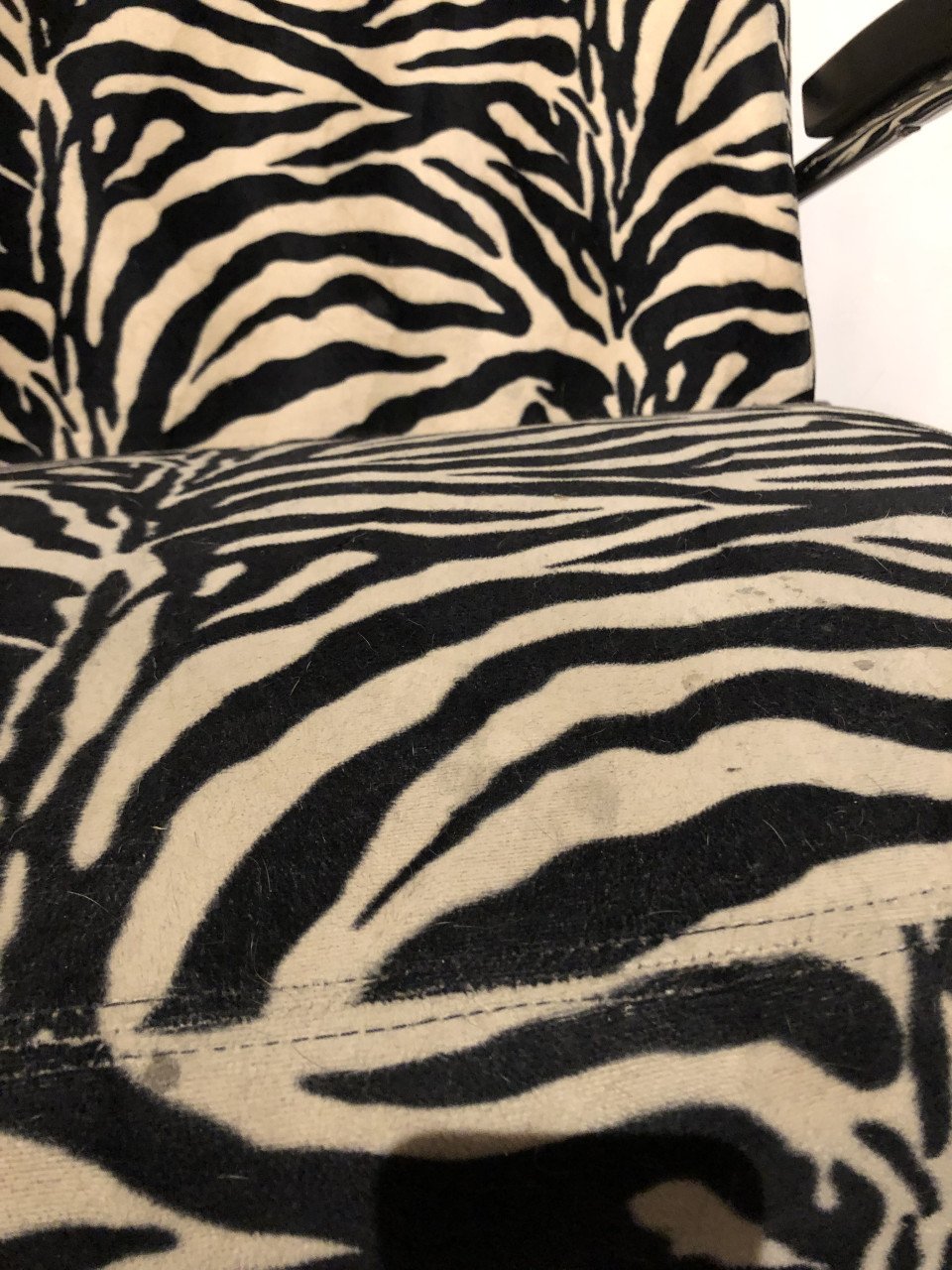 Vintage Zebra fauteuil
