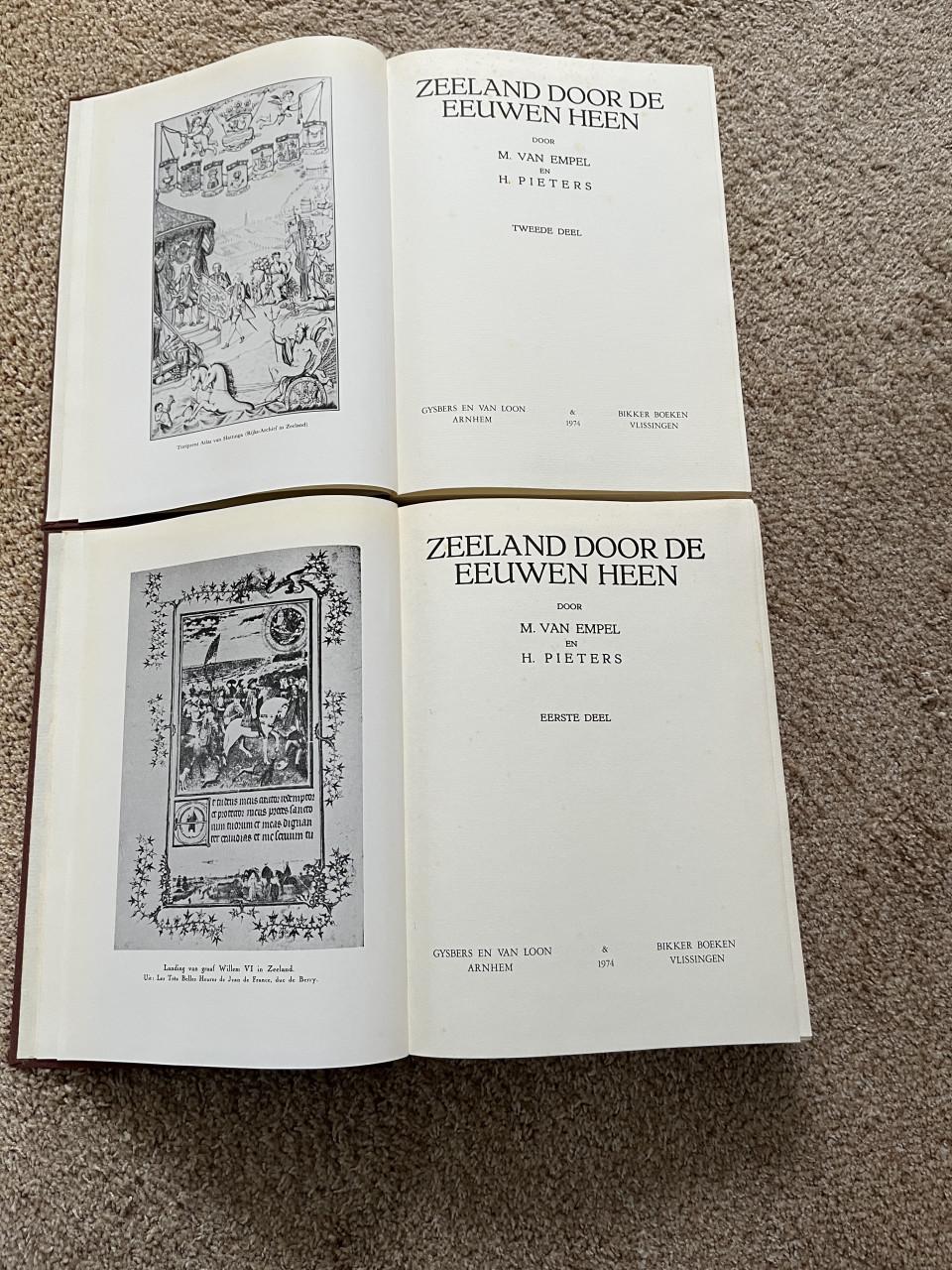 Zeeland door de eeuwen heen (deel 1 en 2); Van Empel, Pieters (1974)
