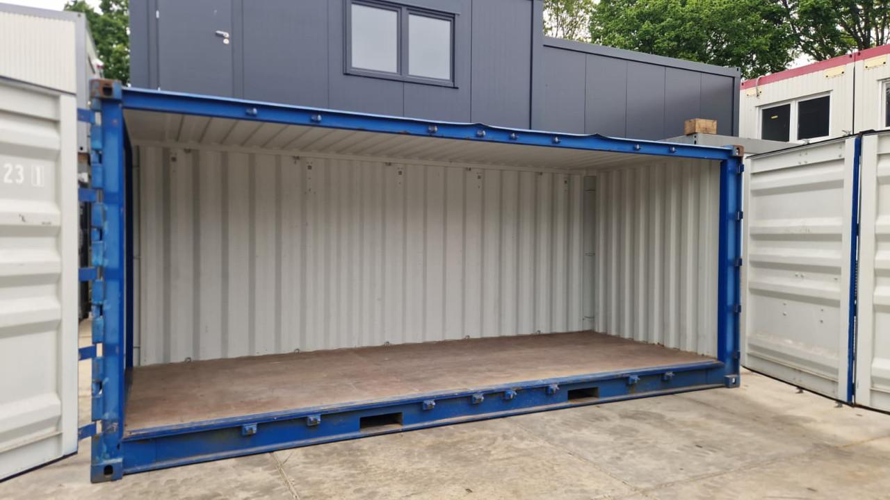 20ft openside opslagcontainer / container met zijdeuren