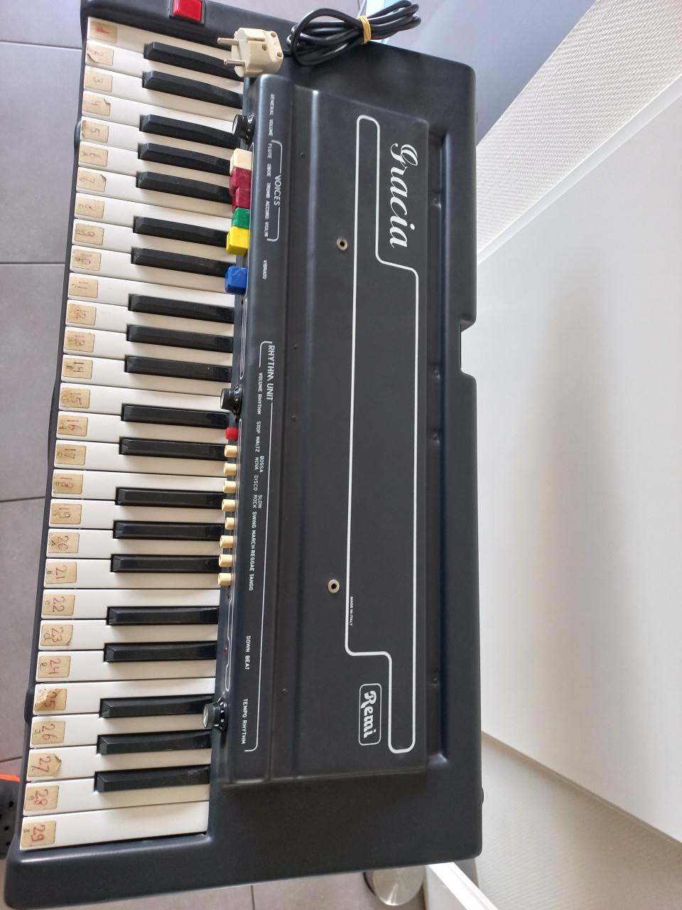 Gracia 'Remi Portable Analoog Orgel.