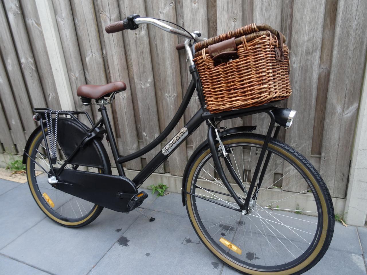 🚲 Popal Daily Dutch Meisjesfiets – 26 inch – 3 Versnellingen – Zwart 🖤