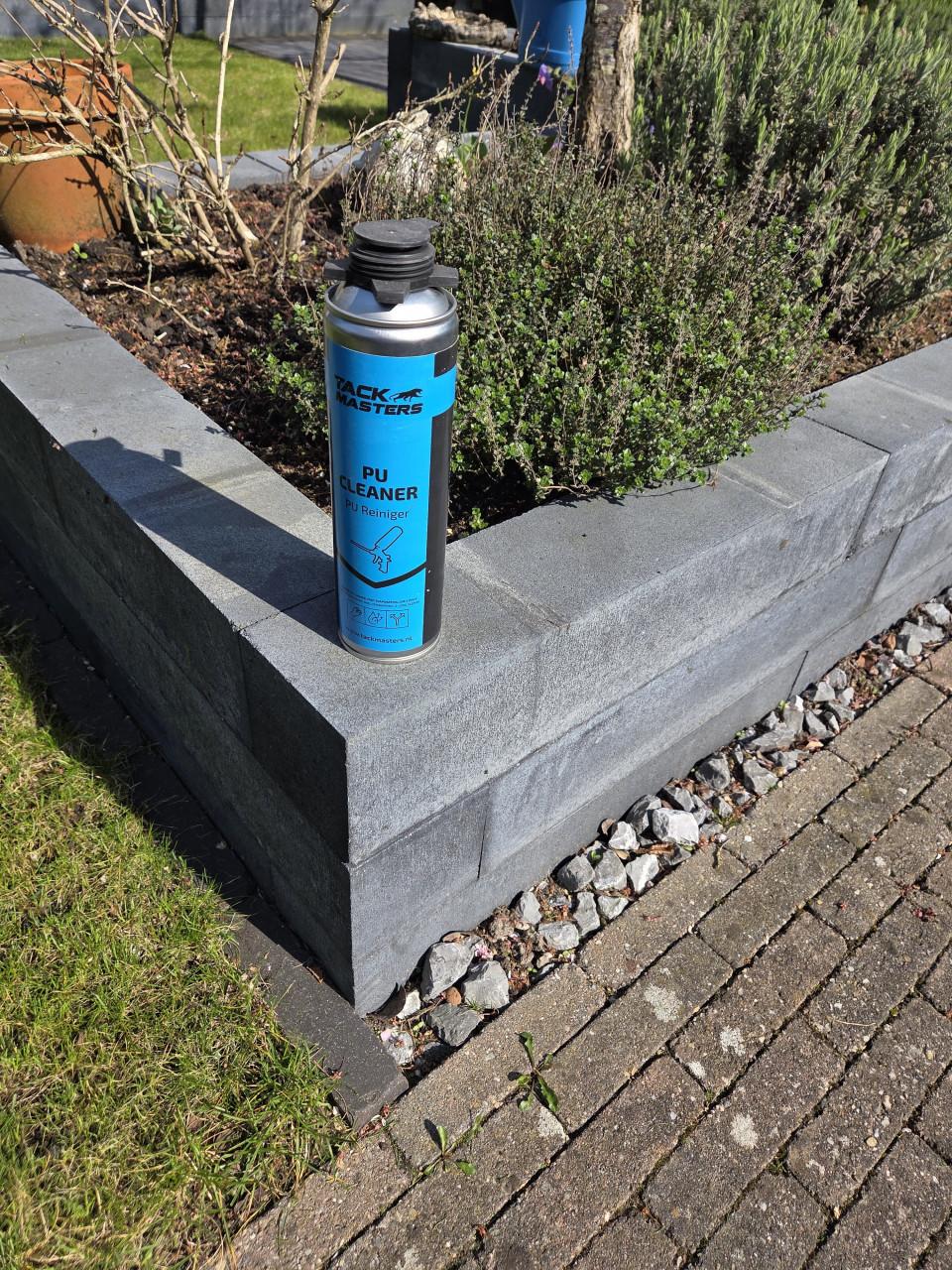 5 flessen Tackmaster steen/blokkenlijm