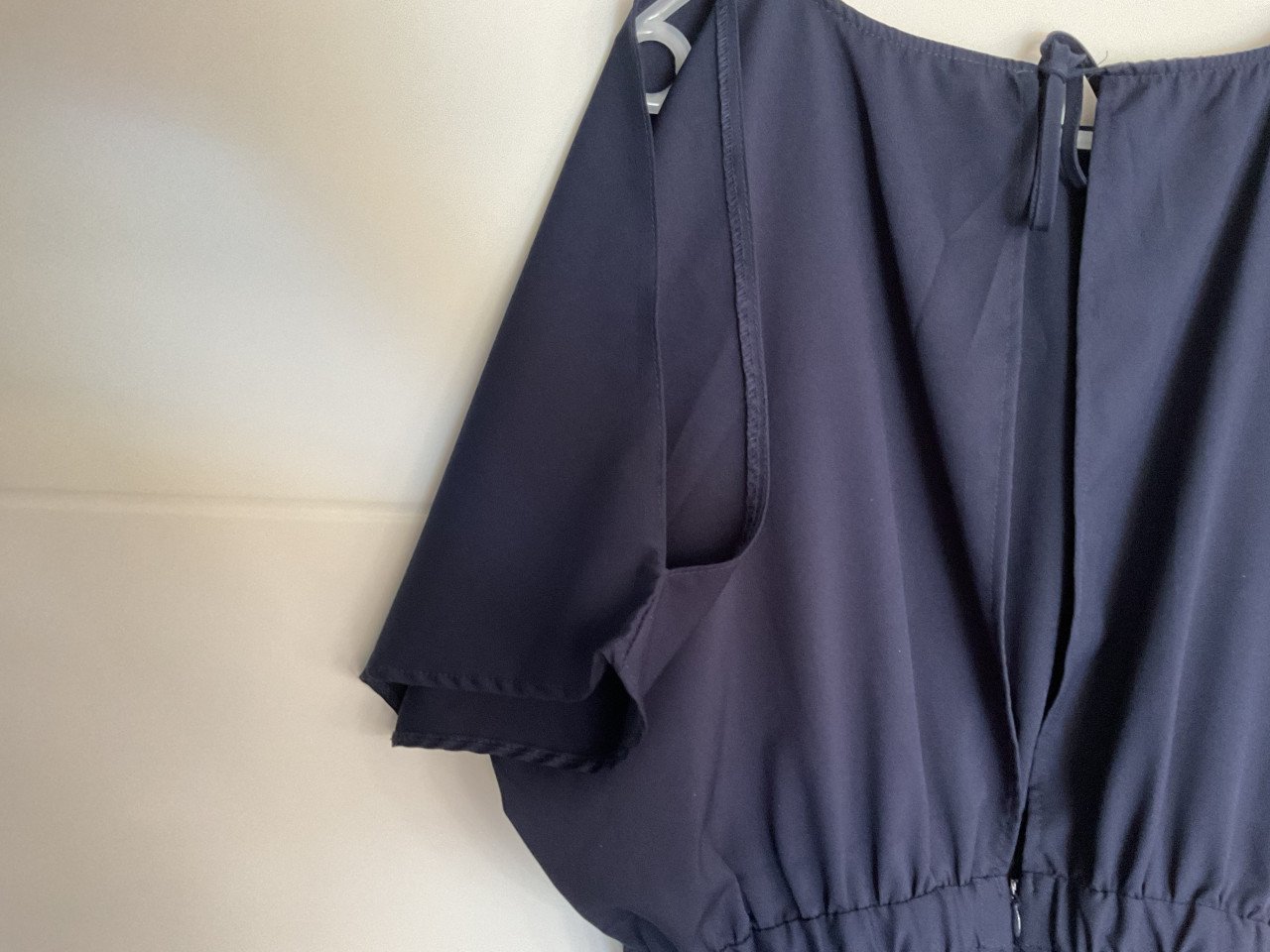Donkerblauwe korte broekrok jumpsuit mt 40/42