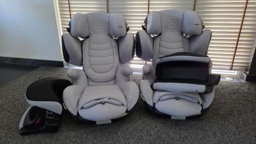 Isofix autostoeltjes van 9 tot 36 kilo.
