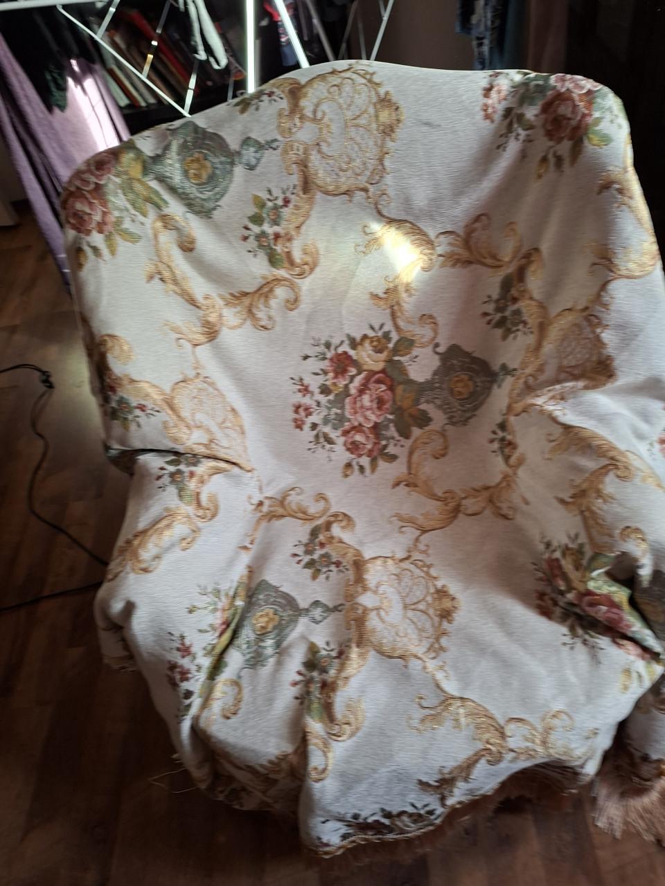 Meubel, leunstoel, bank,