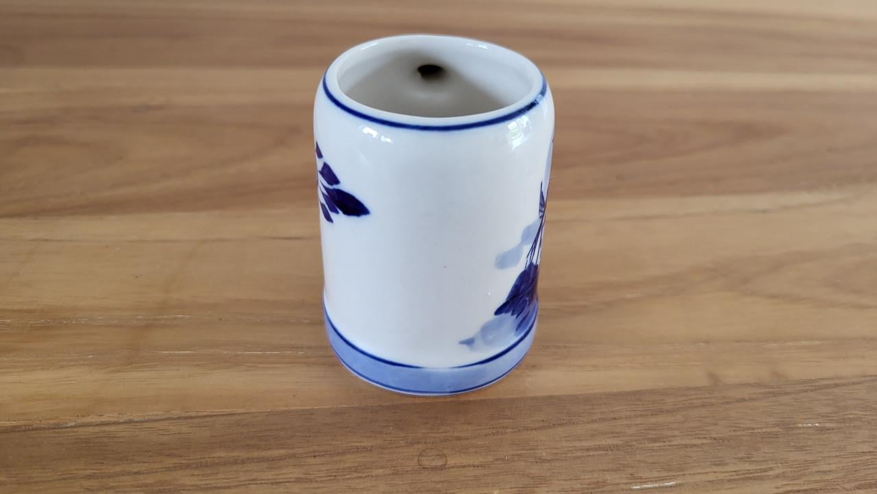 Miniatuur bierpul Delfts Blauw h 6 cm