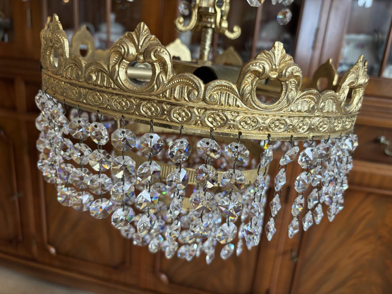 PRACHTIGE ECHT KRISTALLEN KROONLUCHTER