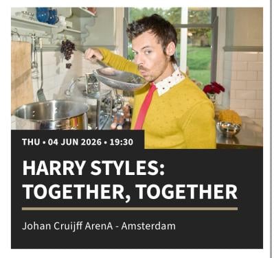 2 Tickets voor Harry Styles