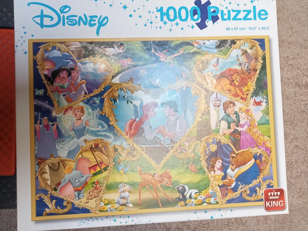 Disney puzzels 1000 stukjes