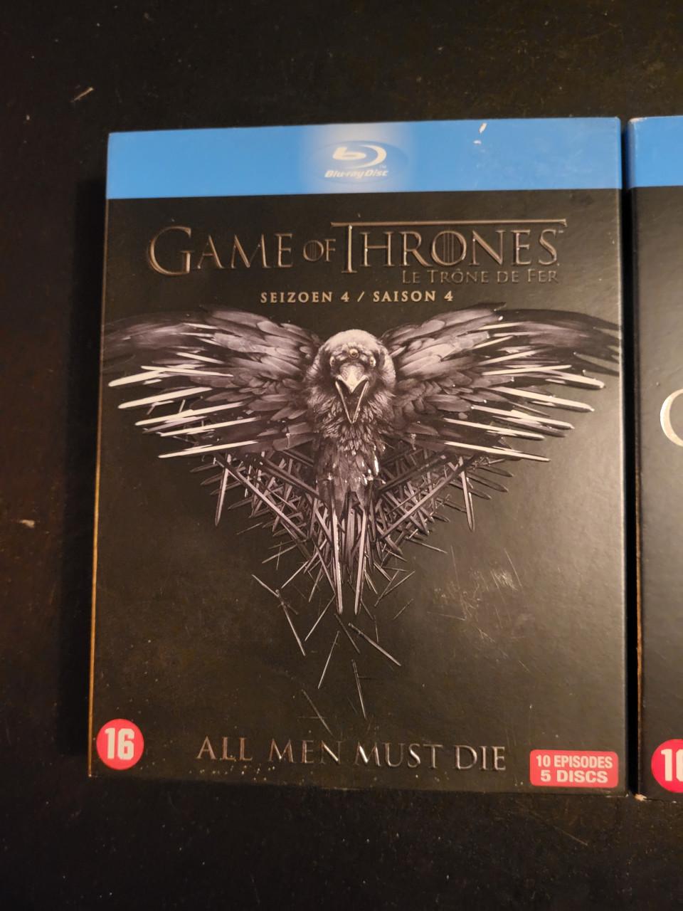 Game of thrones s4 en 5 + 8 bluerays