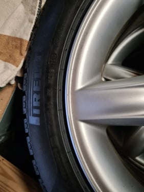 Velgen met winterbanden BMW 3.18