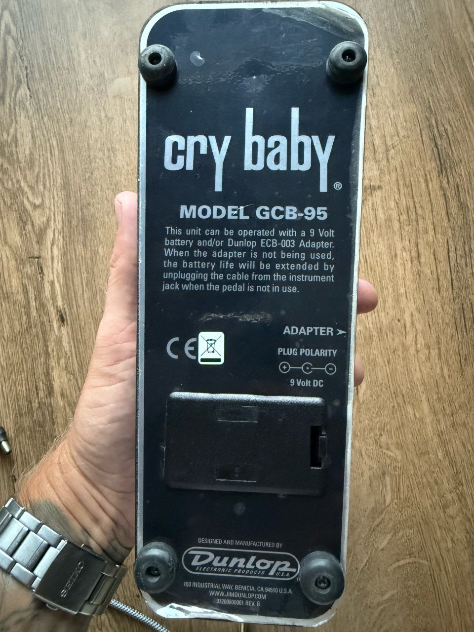 Dunlop cry baby wah pedal