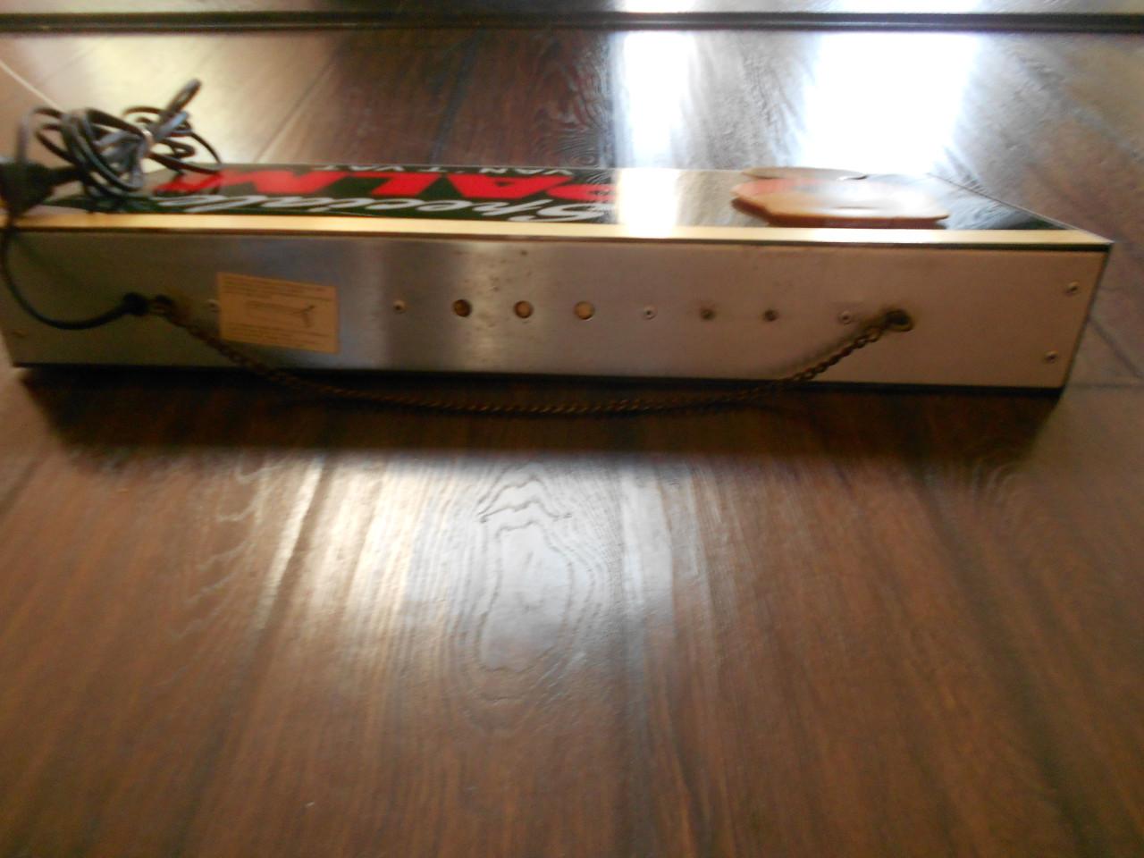 Palm bier lichtbak dubbelzijdig.