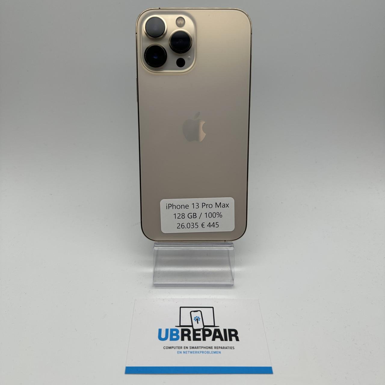 Apple iPhone 13 pro max 128 GB Goud