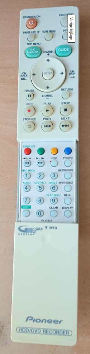 Pioneer HDD DVD-recorder en JVC-videorecorder