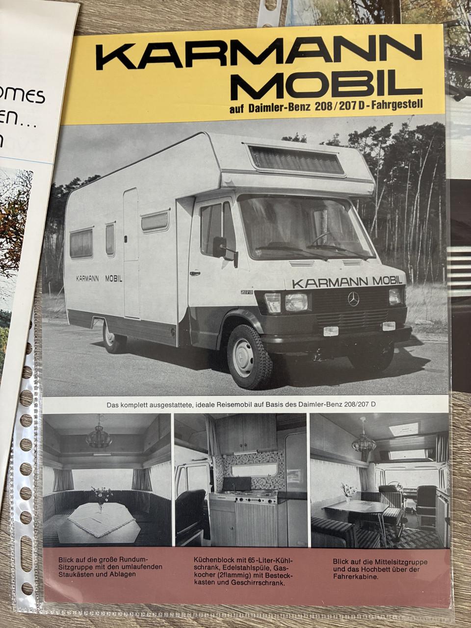 Mercedes 207 208 camper folders