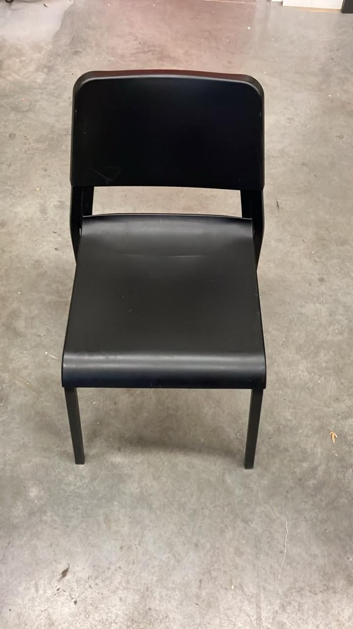 4 Stoelen zwart