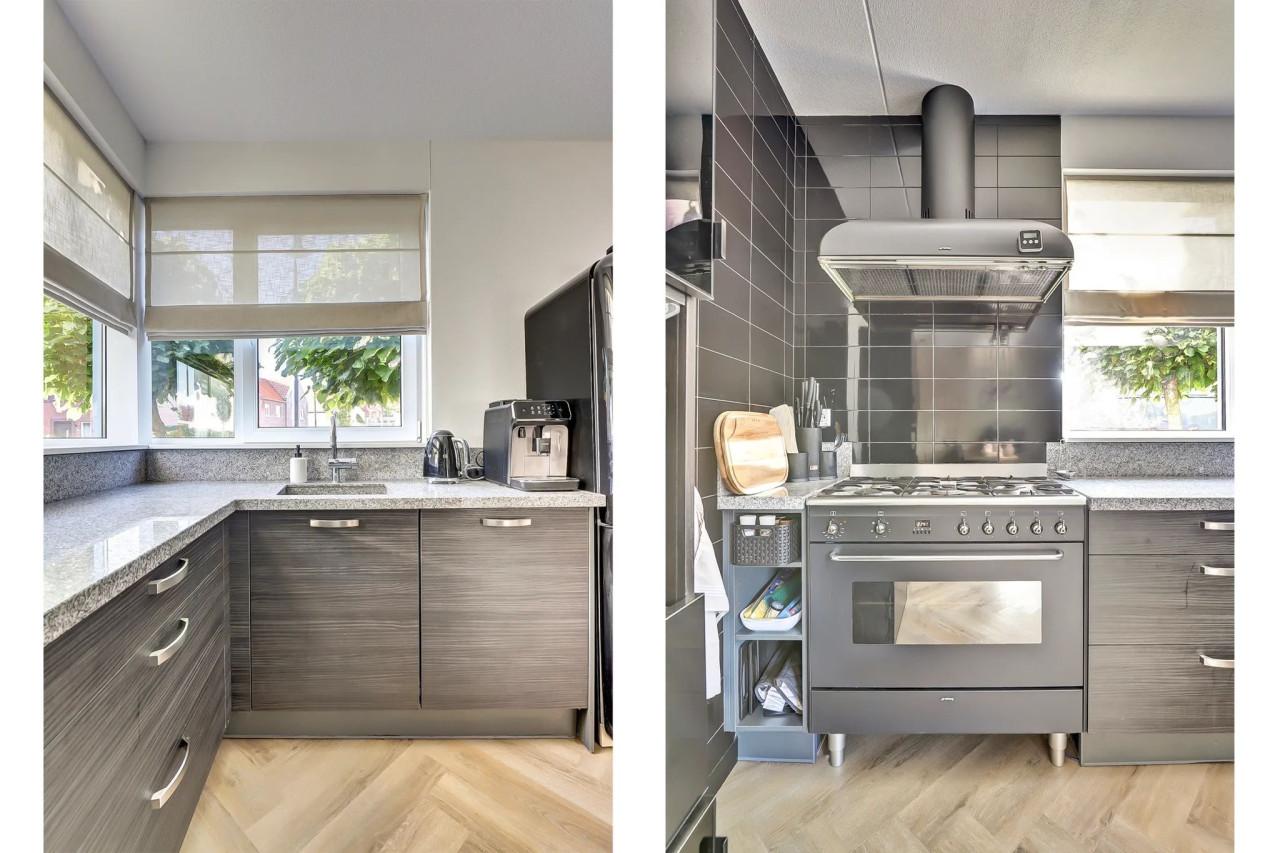 Keuken met inbouwapparatuur