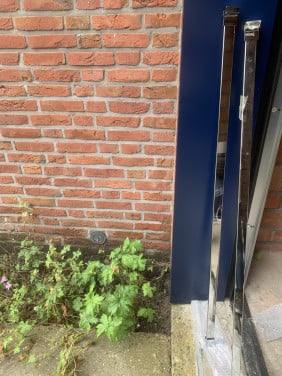 Stabilisatiestang douchewand