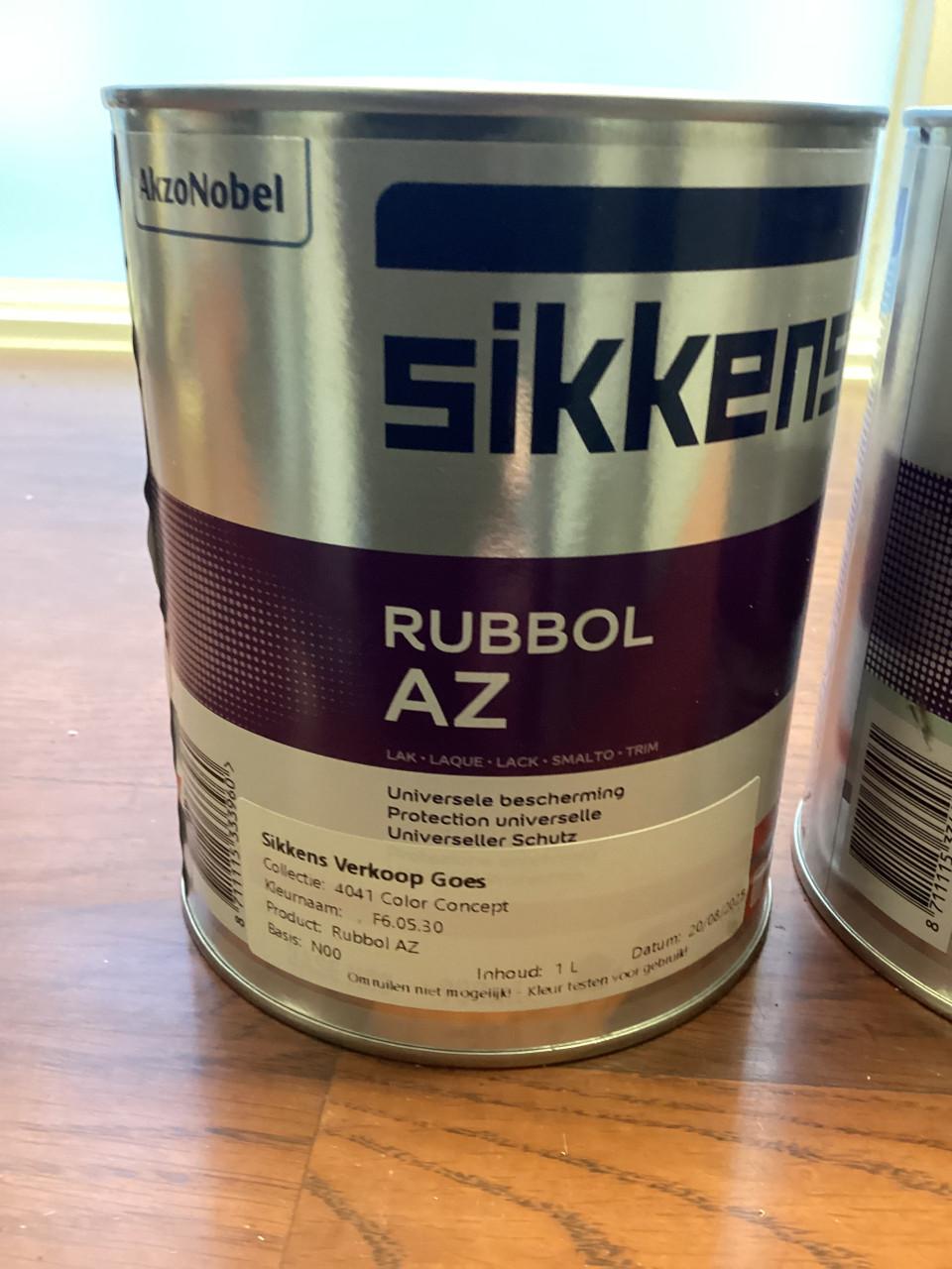 Rubbol AZ, mooi grijs 3x1L samen nu voor €30 koopje ophalen