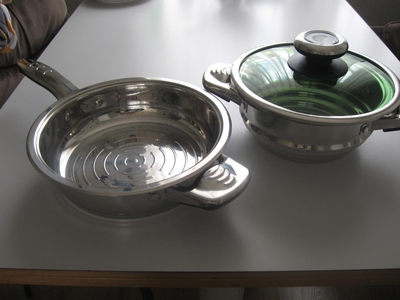 Koekenpan + rijststomer