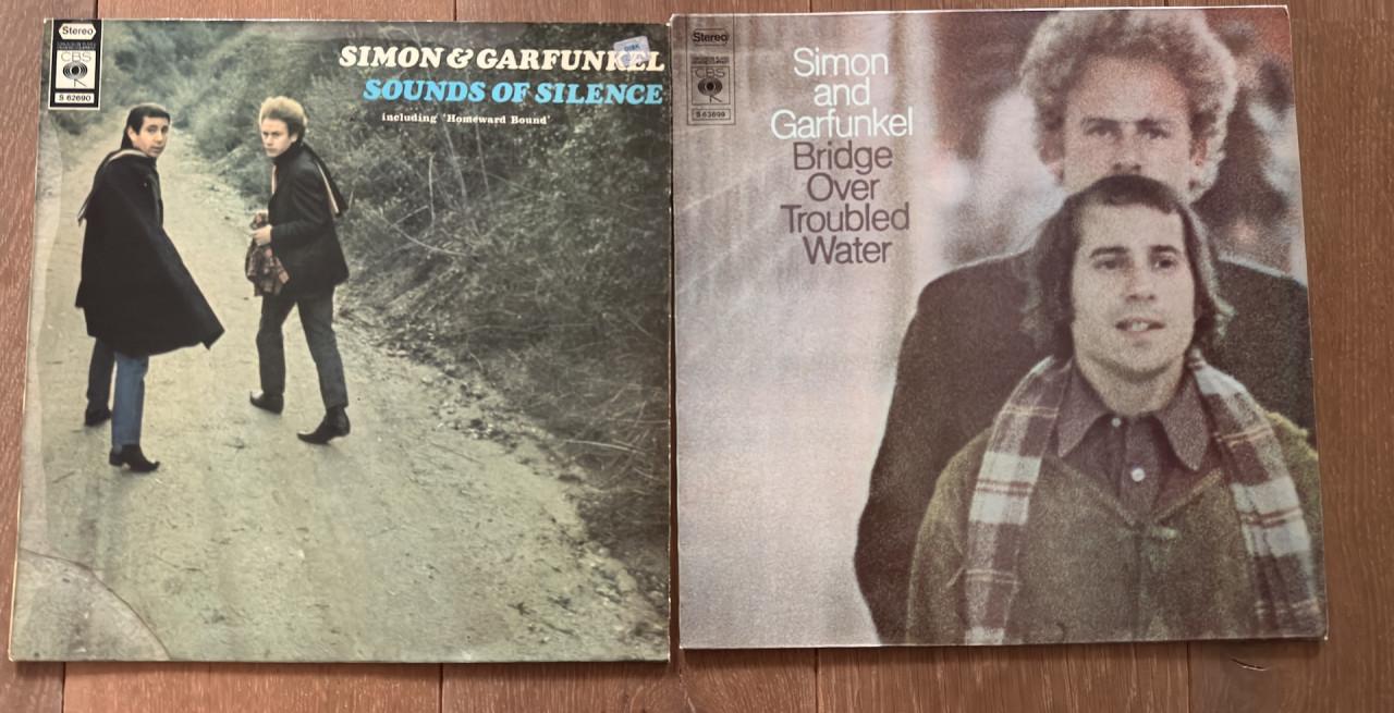 2 lp's van Simon and Garfunkel