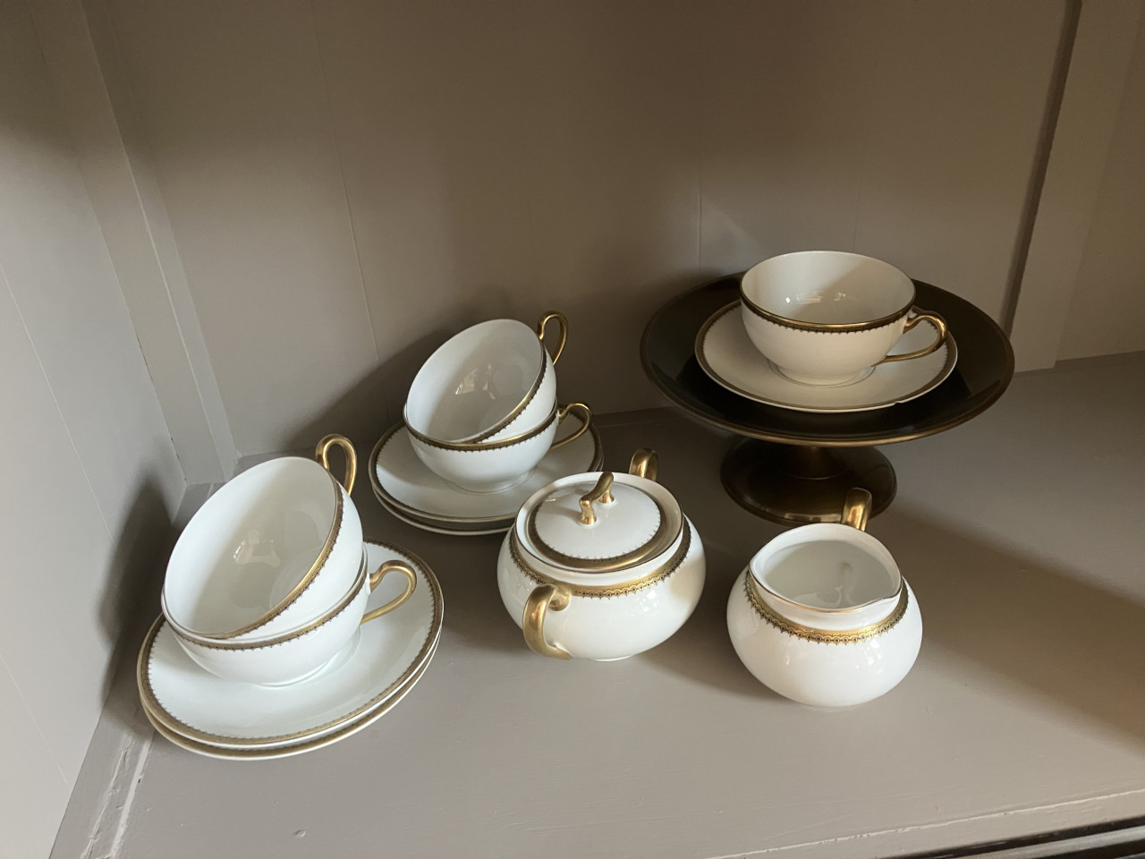Servies en serveerschaaltje
