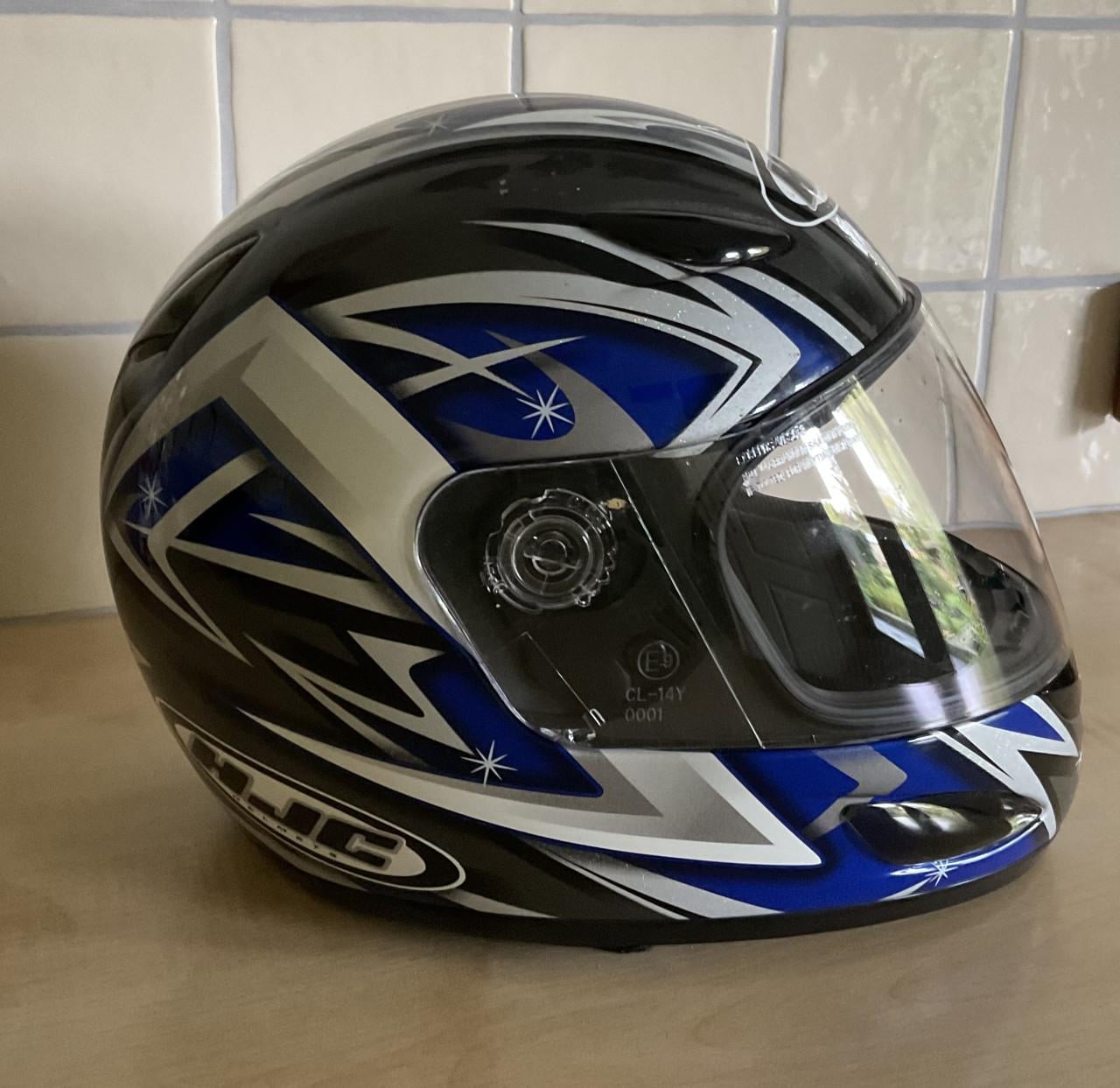 Mooie gave motorhelm HJC Helmets