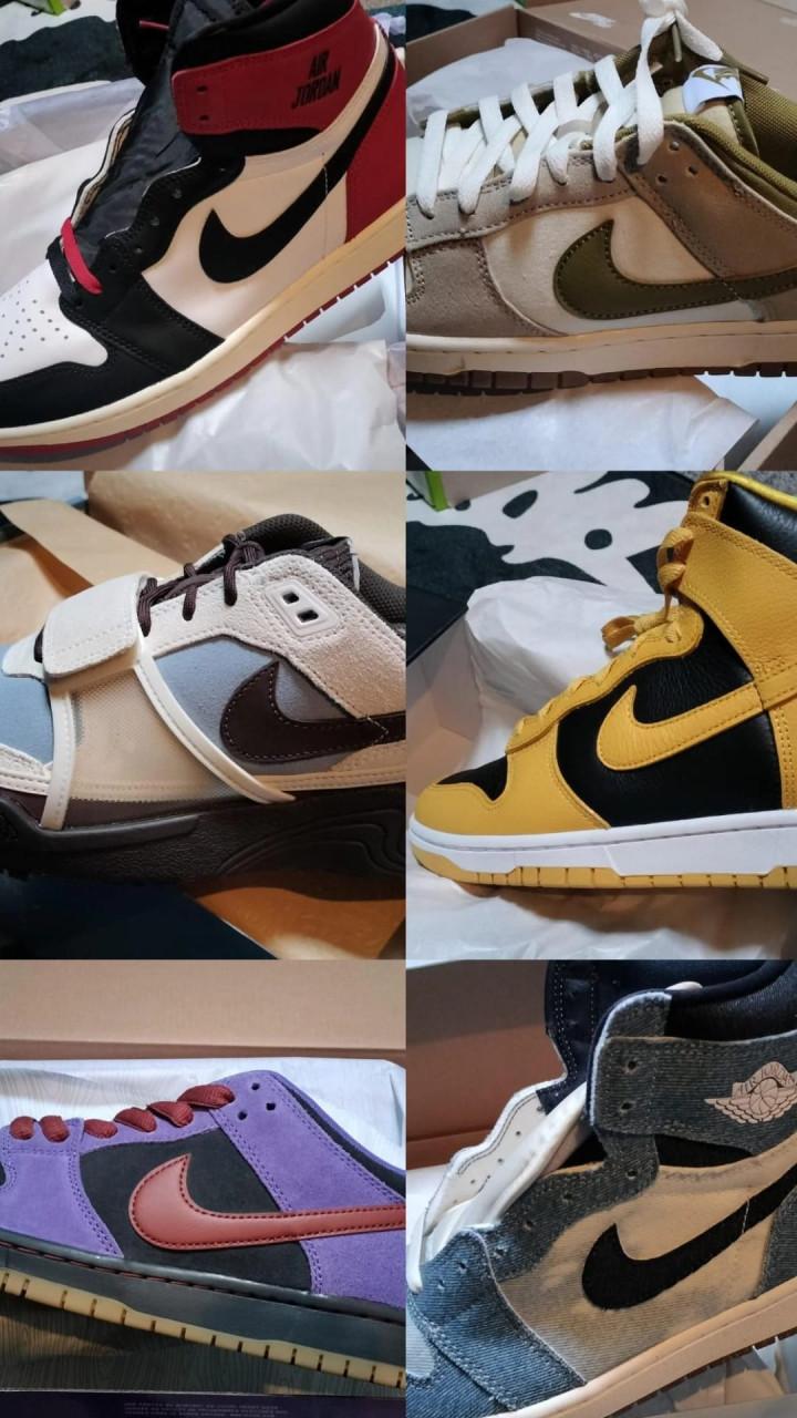 Te koop 48 paar schoenen collectie Nike Timberland nieuw