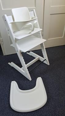 Stokke Tripp Trapp wit complete set