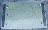 Crossfer trilplaat, 6,5pk motor ca. 1100kg slagkracht, gratis mat