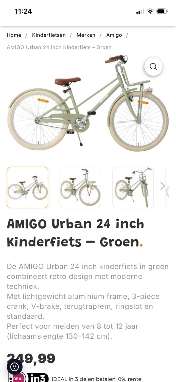Gratis - meisjesfiets