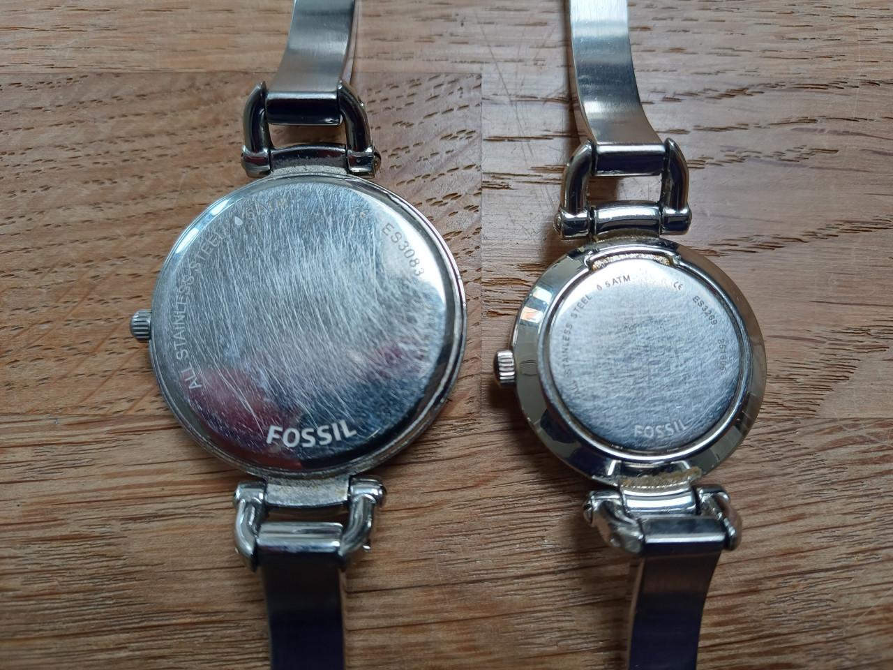 FOSSIL (staal) dameshorloge met extra schakels