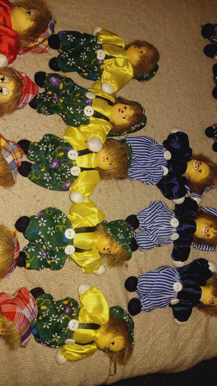 Clown poppen in nieuw staat
