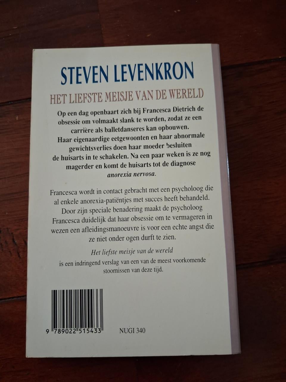 Liefste meisje van de wereld - roman over Anorexia