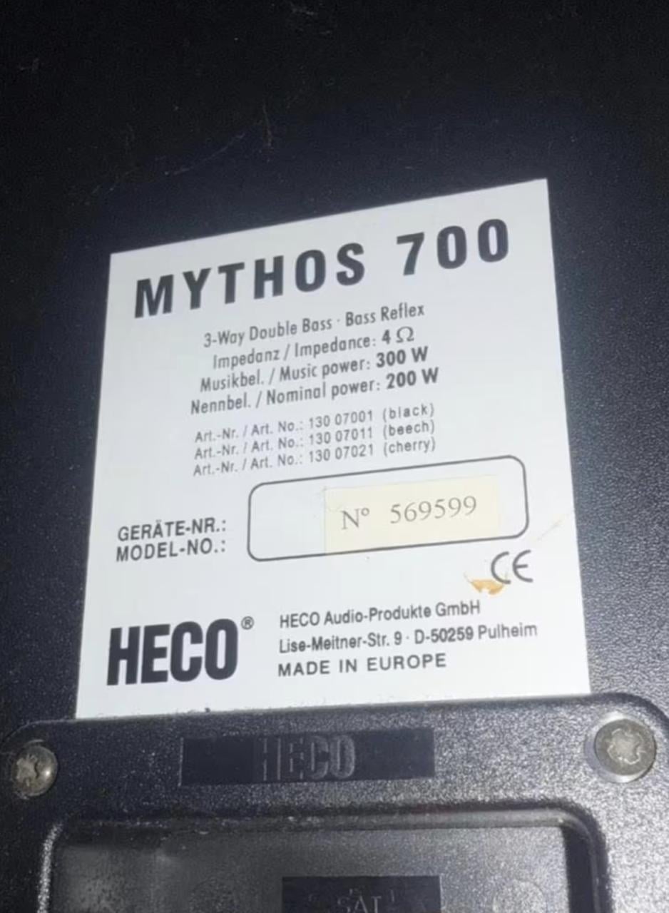 Hero Mythos 700 HiFi Speakers 200/300W