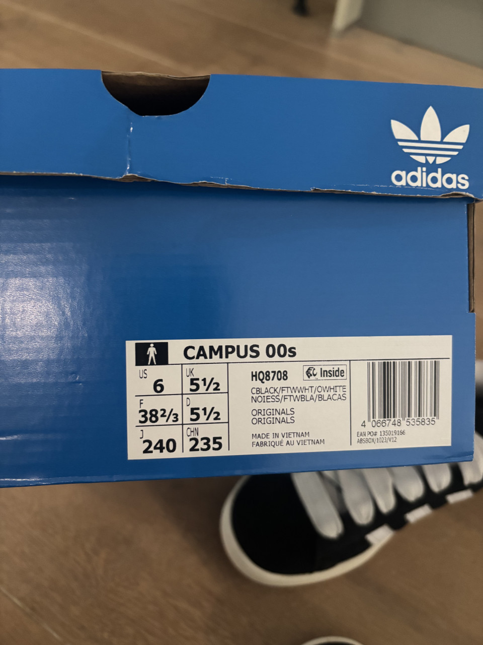 Sneakers Adidas Campus - maat 38 2/3 - nieuw
