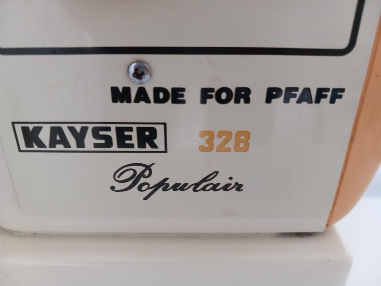 PFAFF/KAYSER vrije arm zig-zag naaimachine
