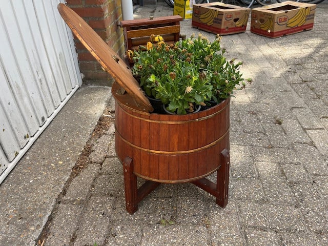 Bloembak  model Wasmachine
