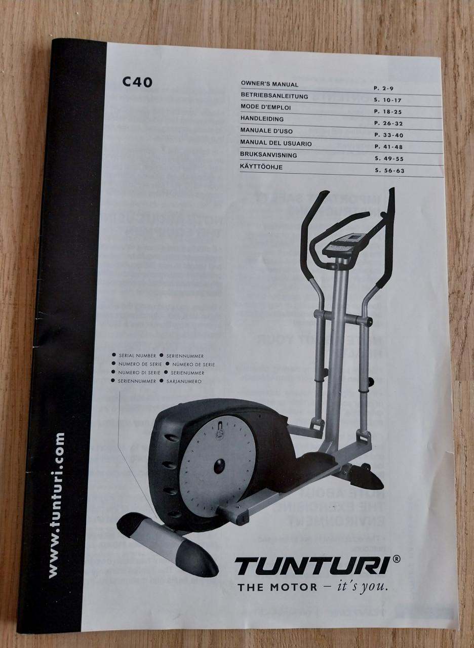 Crosstrainer tunturi c40